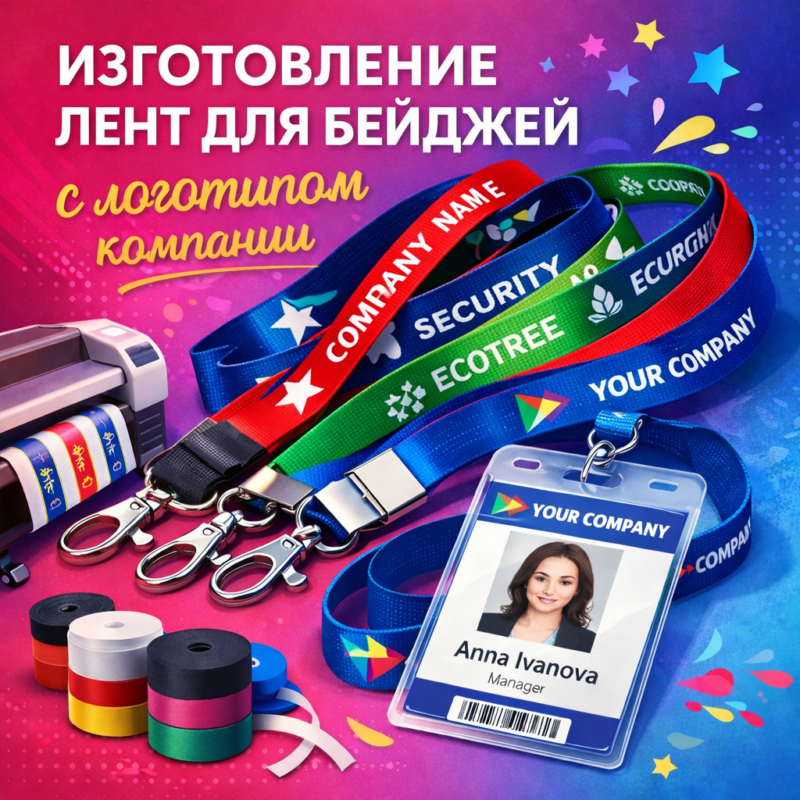 Лента для бейджей