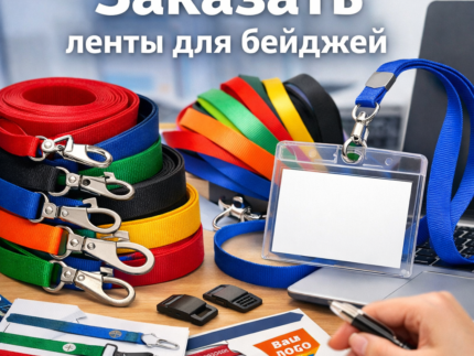 заказать ленты для бейджей Санкт-Петербург