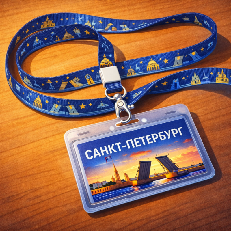 дизайн ленты для бейджа в Санкт-Петербурге