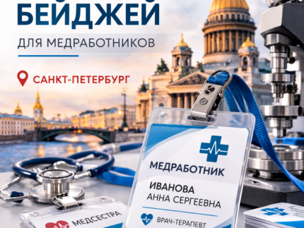 изготовление бейджей для медработников