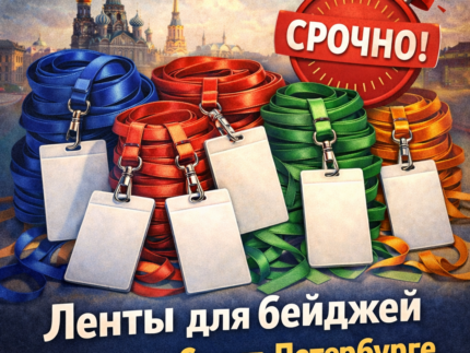 лента для бейджа сублимация в Санкт-Петребурге